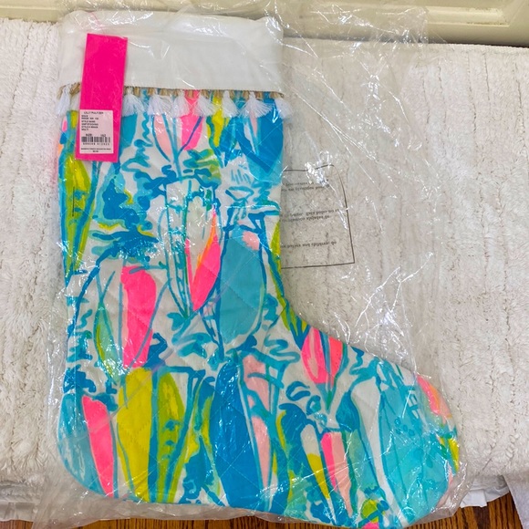 Lilly Pulitzer Other - Fabulous Lilly Pulitzer Christmas Stocking